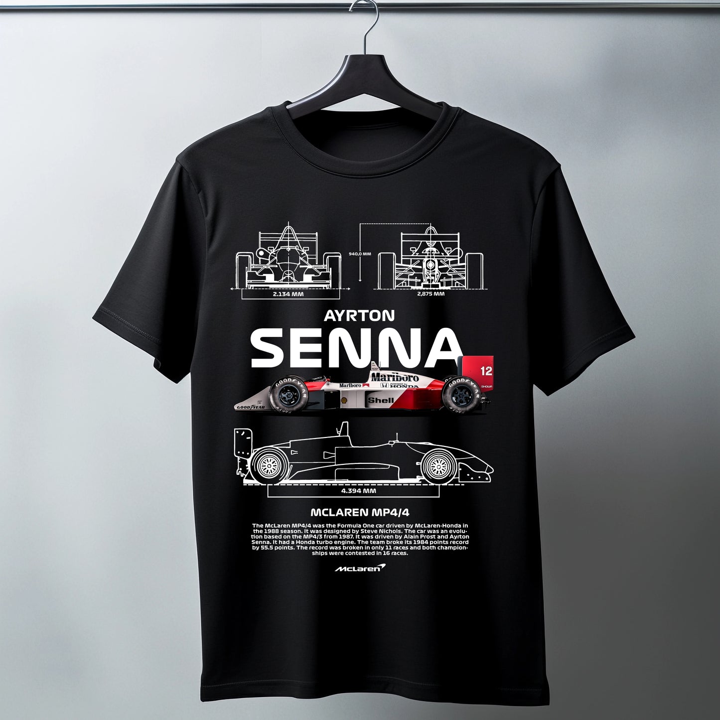 McLaren MP4/4 Tee Shirt