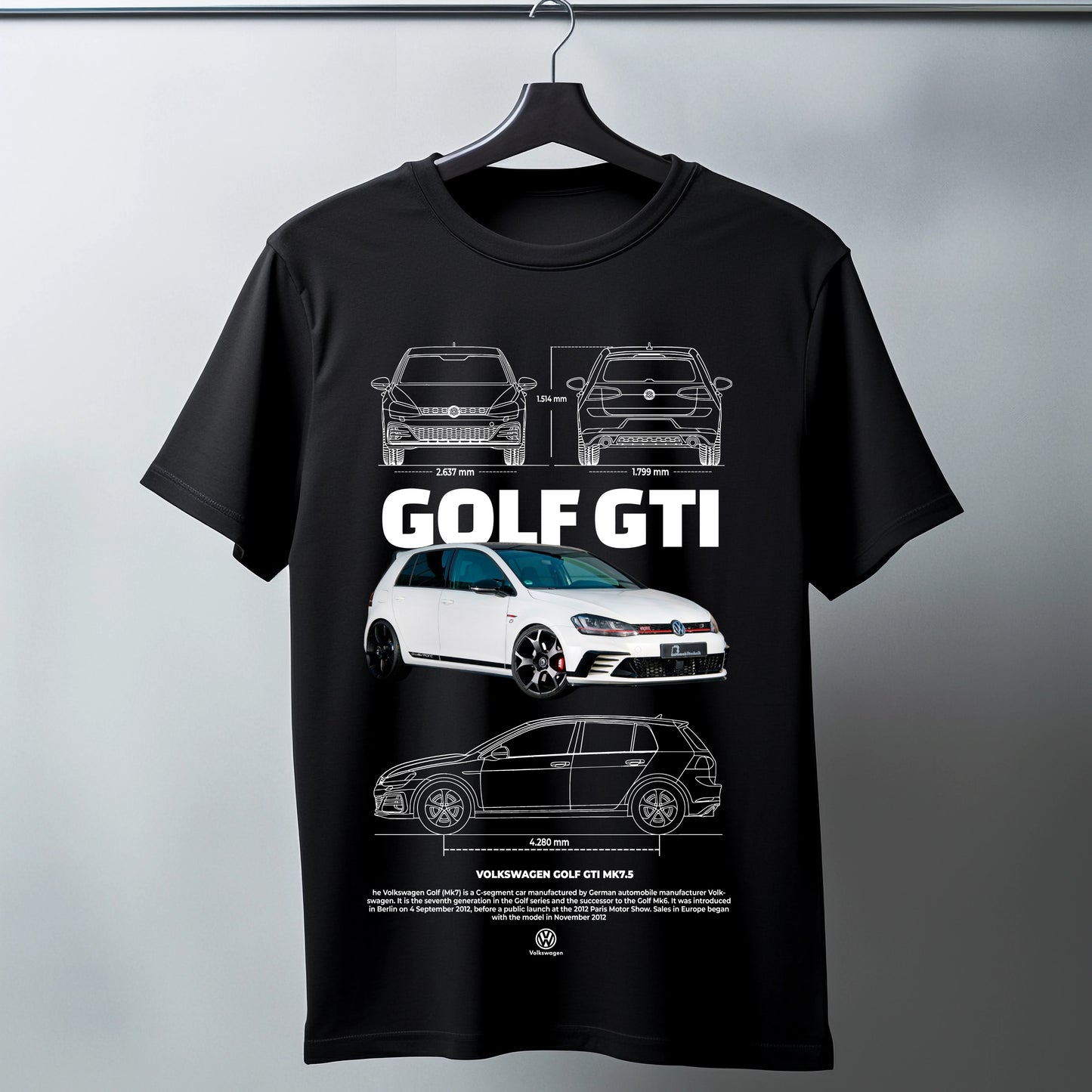Volkswagen Golf GTI MK7.5 Tee Shirt