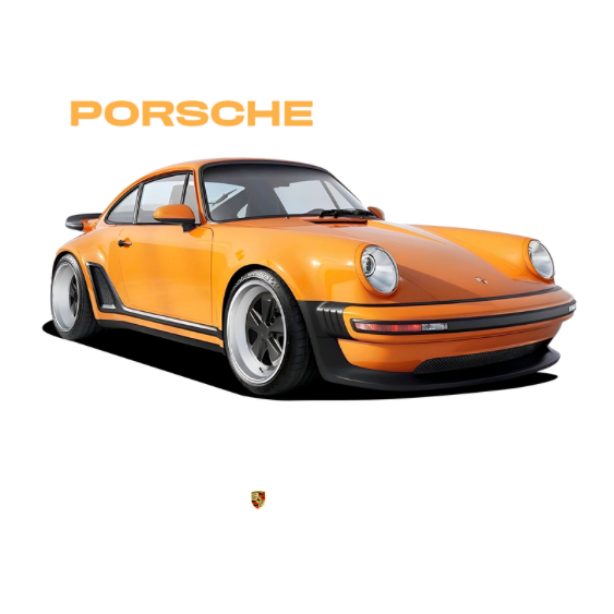 Porsche 911 DLS Turbo DTF Transfer