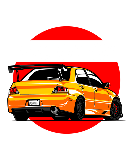Mitsubishi Evo DTF Transfer