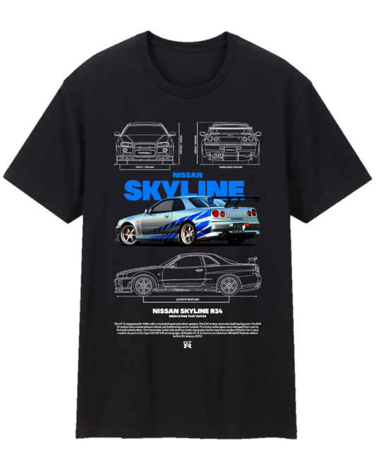 Nissan Skyline R34 Tee Shirt