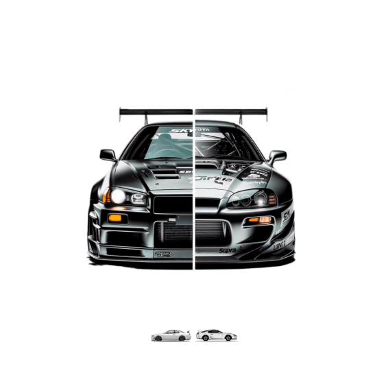Nissan GTR / Toyota Supra DTF Transfer