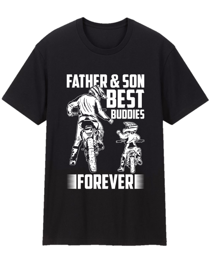 Father & Son Best Buddies Forever Father Appreciation Tee Shirt