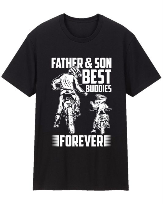 Father & Son Best Buddies Forever Father Appreciation Tee Shirt