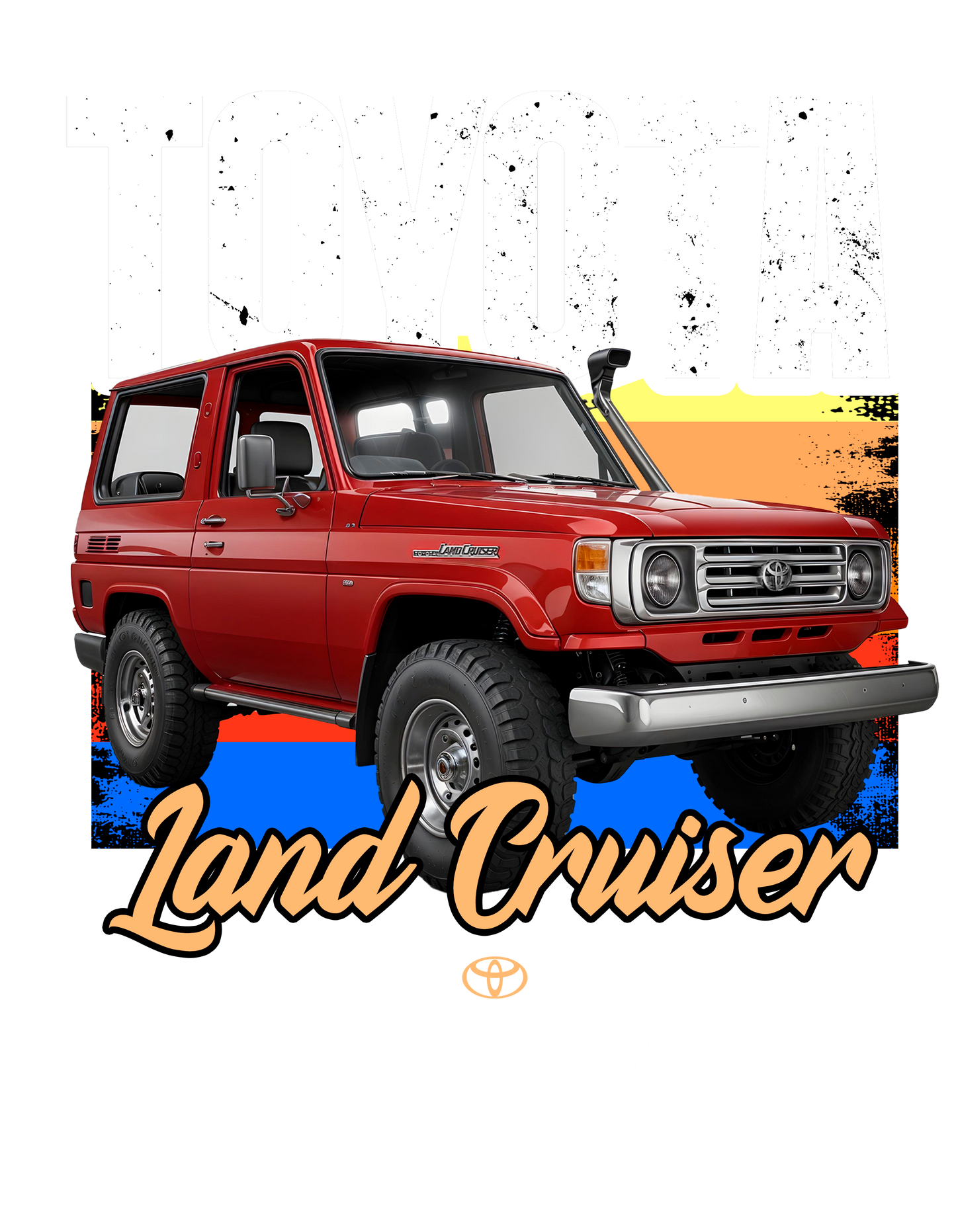 Toyota Land Cruiser DTF Transfer
