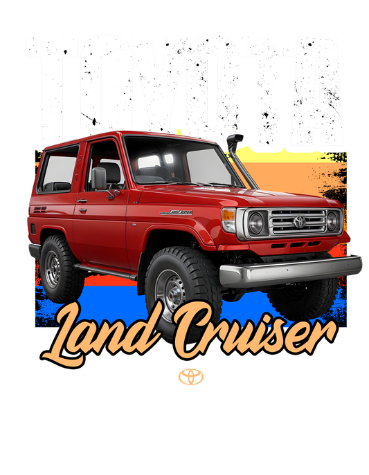 Toyota Land Cruiser DTF Transfer