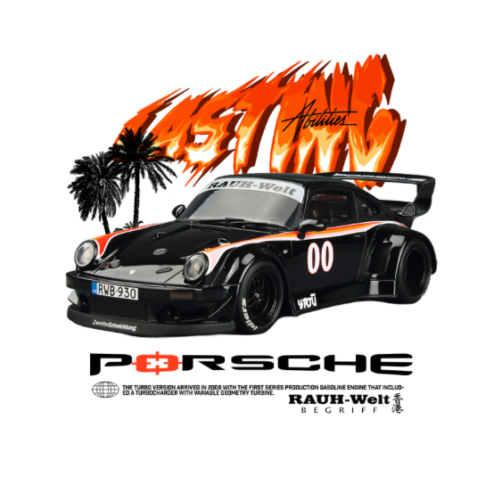 Porsche 911 Turbo DTF Transfer