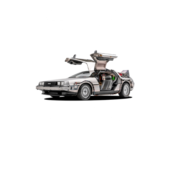 Back To The Future Delorean DTF Transfer