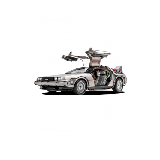 Back To The Future Delorean DTF Transfer