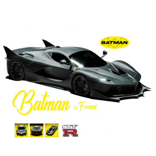 Ferrari Batman MP4 DTF Transfer