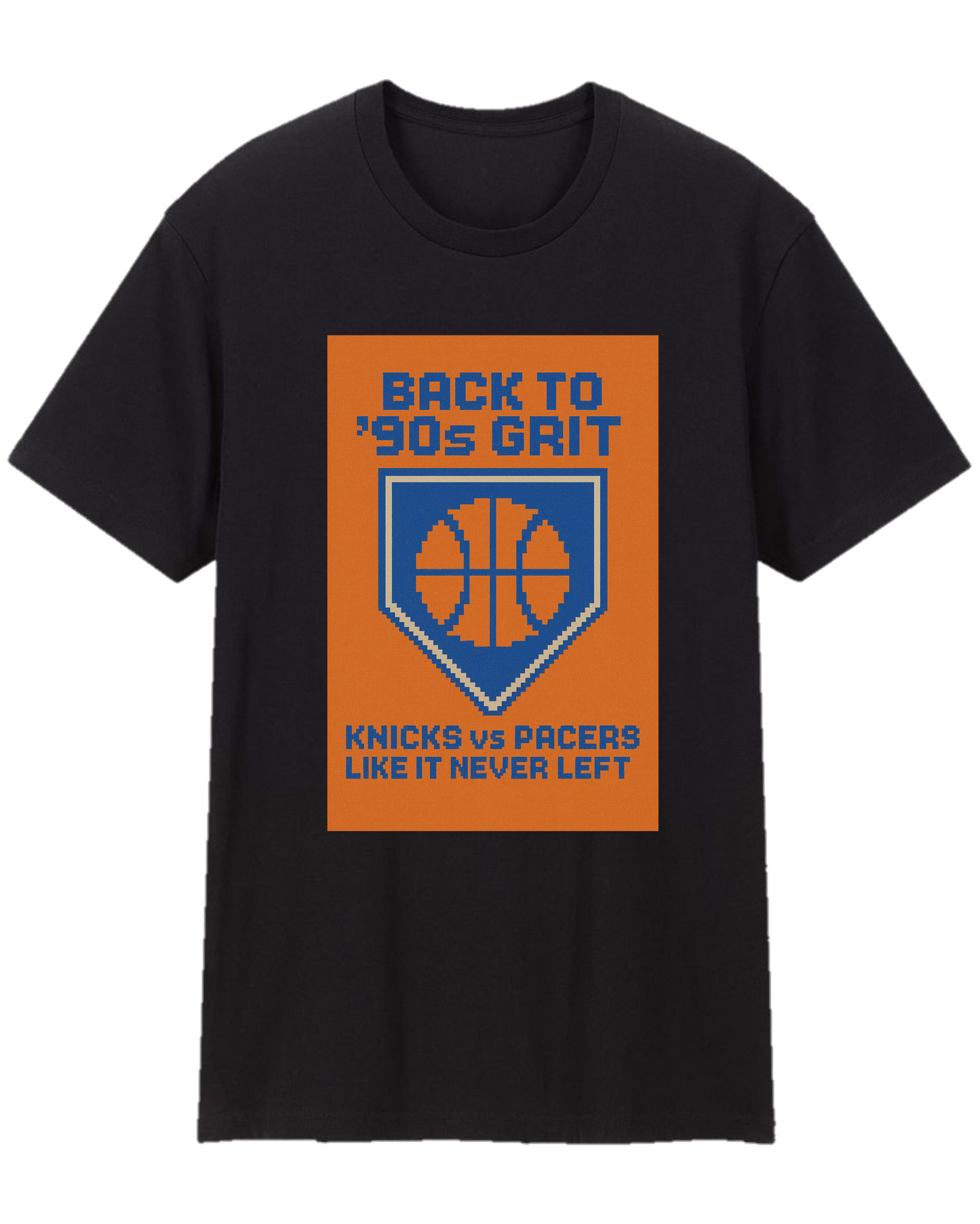 New York Knick’s vs Pacers 90’s Grit Tee Shirt