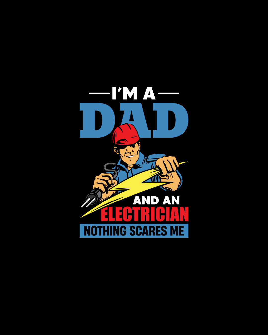 Electrician Dad DTF Transfer