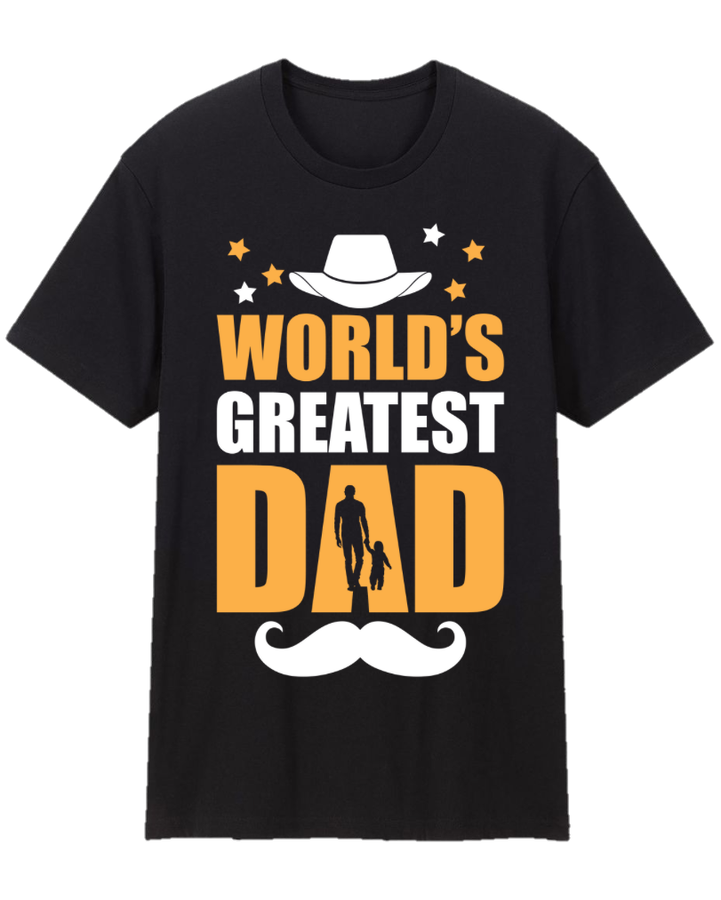 World’s Greatest Dad Father Appreciation Tee Shirt