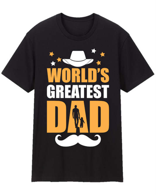 World’s Greatest Dad Father Appreciation Tee Shirt