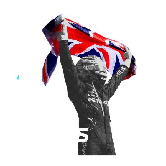Lewis Hamilton Formula 1 DTF Transfer