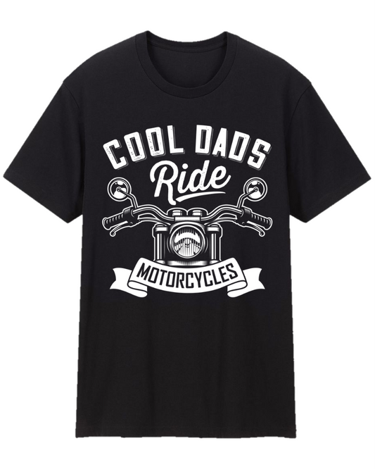 Cool Dads Ride Motorcycles Father Appreciation Tee Shirt