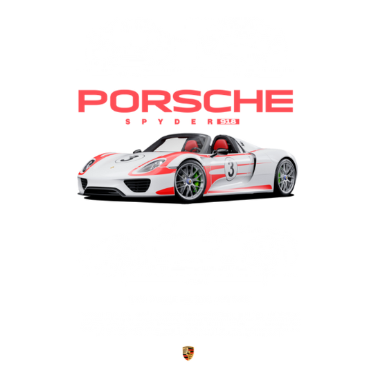 Porsche 918 Spyder DTF Transfer