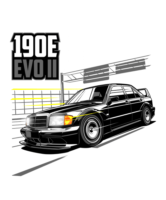 Mercedes Benz 190E EvoII DTF Transfer