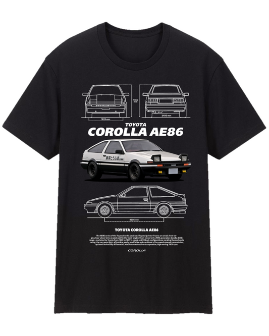 Toyota Corolla AE86 Tee Shirt