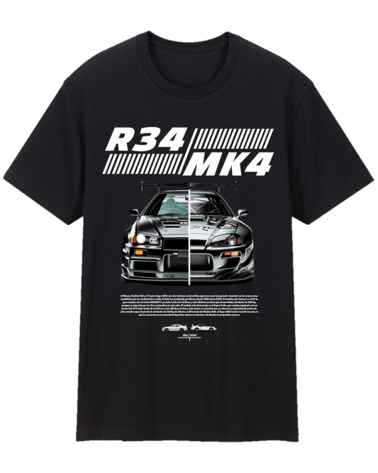 Nissan Skyline GTR R34 Tee Shirt