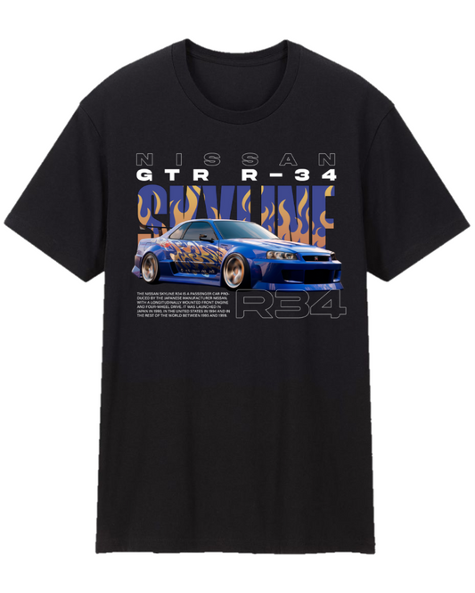 Nissan GTR R-34 Tee Shirt
