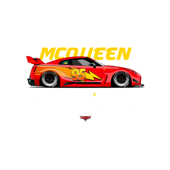 Lightning McQueen DTF Transfer