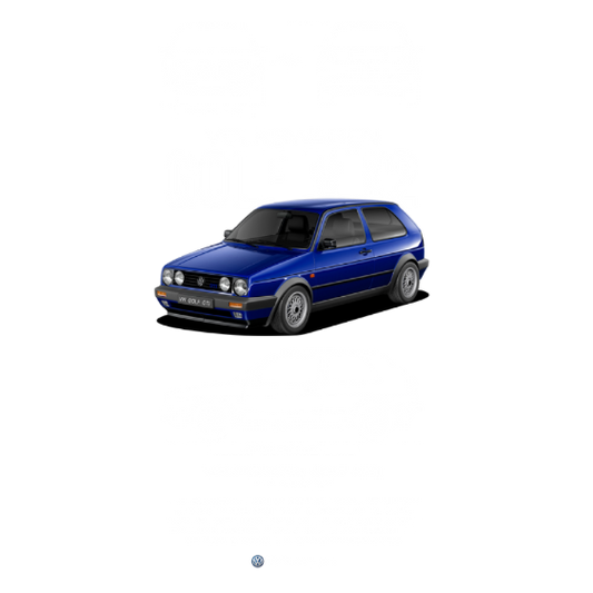 Volkswagen Golf MK2 DTF Transfer